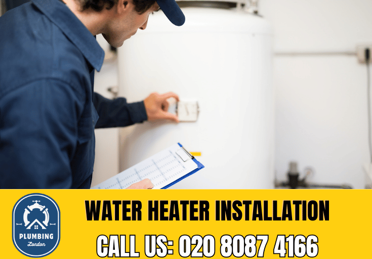 water heater installation South Kensington